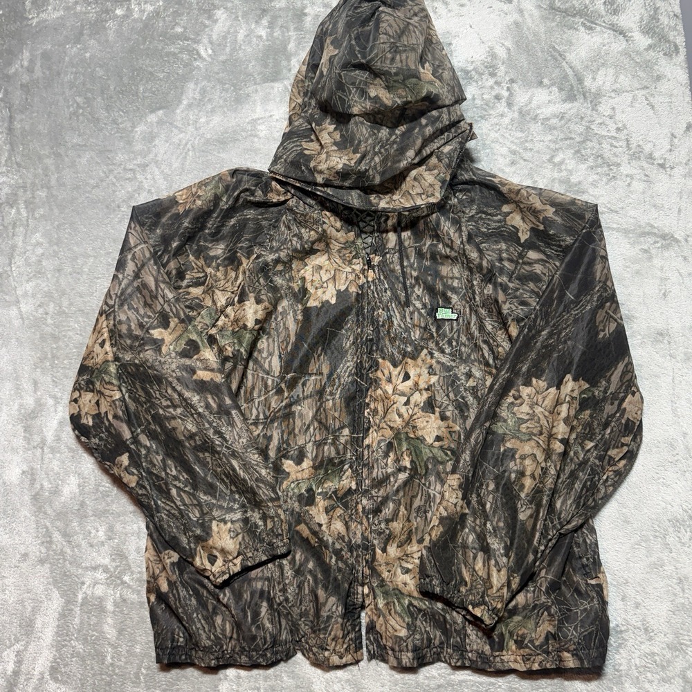 Vintage Shannons Bug Tamer Camo Jacket Mesh Hunting Fly XXL USA